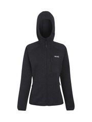 Regatta Black Womens Hooded Newhill Fleece - Image 5 of 7