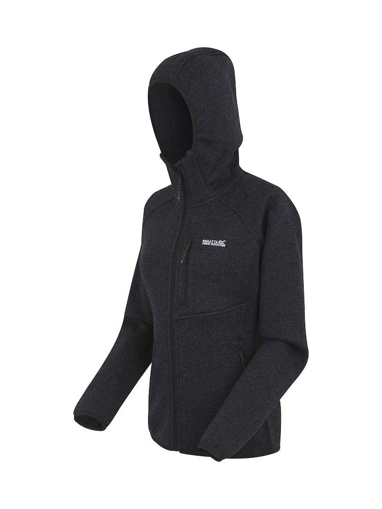 Regatta Black Womens Hooded Newhill Fleece - Image 7 of 7