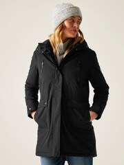 Regatta Black Valenta Isotex Stretch 15000 Heavyweight Waterproof Jacket - Image 2 of 8