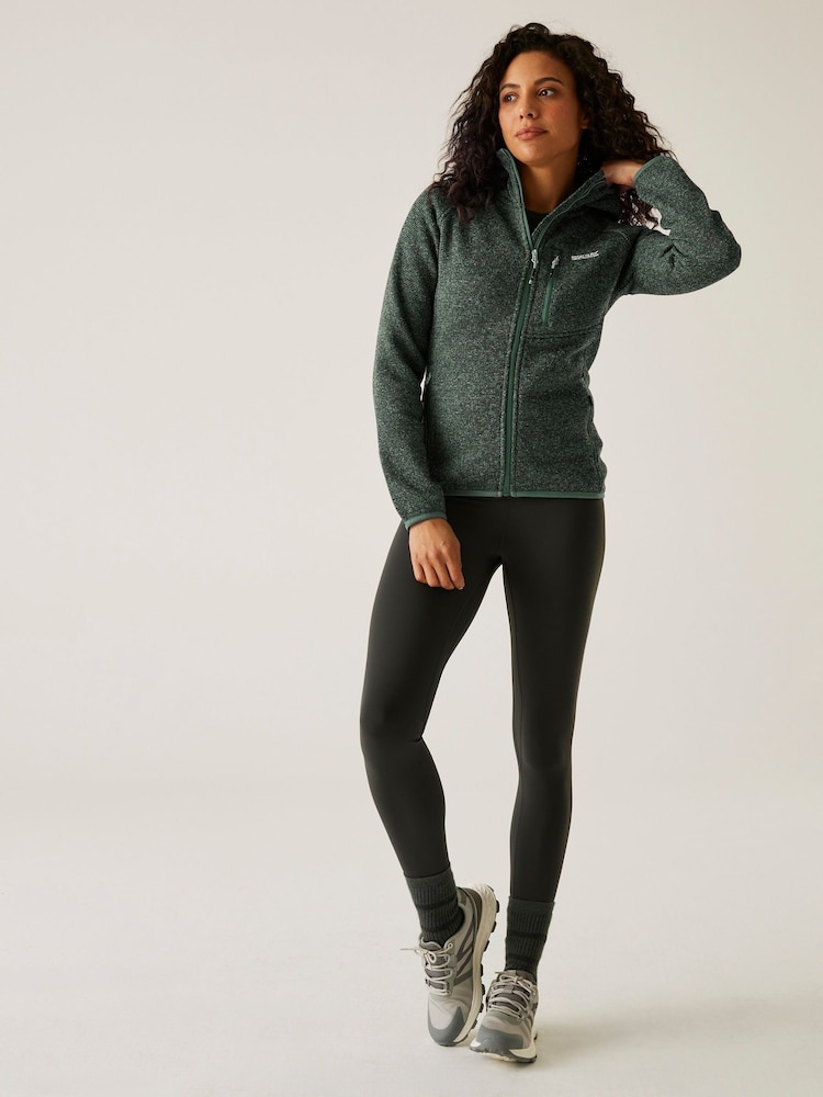 Regatta Green Womens Hooded Newhill Fleece - Image 1 of 7 Regatta Green Womens Hooded Newhill Fleece - Image 1 of 7