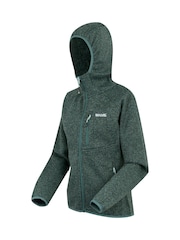 Regatta Green Womens Hooded Newhill Fleece - Image 7 of 7