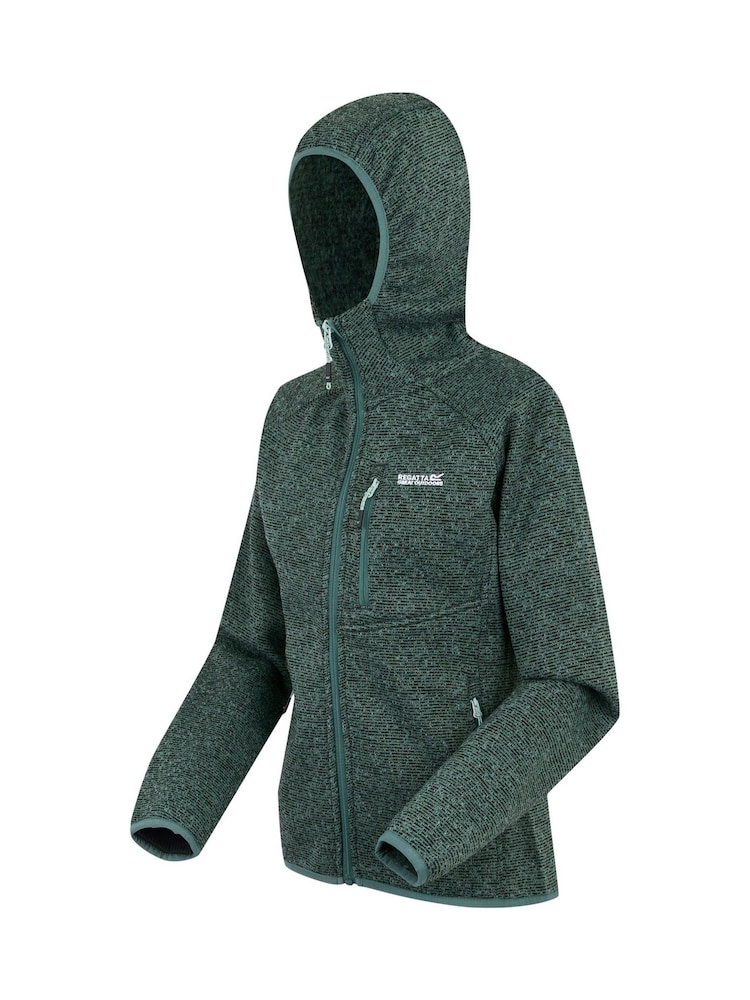 Regatta Green Womens Hooded Newhill Fleece - Image 7 of 7 Regatta Green Womens Hooded Newhill Fleece - Image 7 of 7