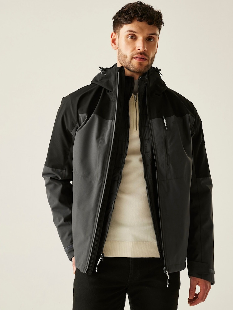 Regatta Grey Wentwood 3 in 1 Jacket - Image 1 of 10