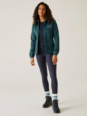 Regatta Blue Womens Hooded Newhill Fleece - Image 3 of 7