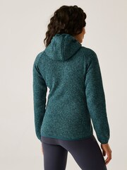 Regatta Blue Womens Hooded Newhill Fleece - Image 4 of 7