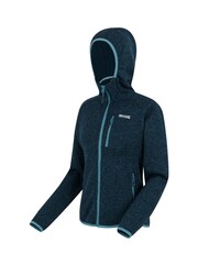 Regatta Blue Womens Hooded Newhill Fleece - Image 6 of 7