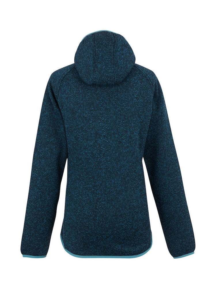 Regatta Blue Womens Hooded Newhill Fleece - Image 7 of 7