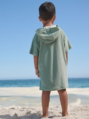 সেজ গ্রিন - টাওয়েলিং জিপ থ্রু কভার-আপ (3মাস-7বছর) - 9এর মধ্যে 3 ছবি