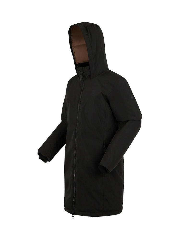 Regatta Black Womens Marron Heavyweight Jacket - Image 9 of 9