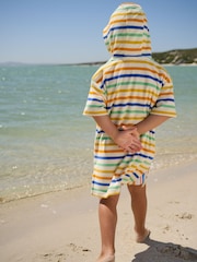 মাল্টি Stripe - টাওয়েলিং জিপ থ্রু কভার-আপ (3মাস-7বছর) - 5এর মধ্যে 4 ছবি