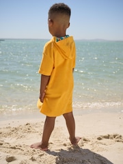 Orange - টাওয়েলিং জিপ থ্রু কভার-আপ (3মাস-7বছর) - 8এর মধ্যে 3 ছবি