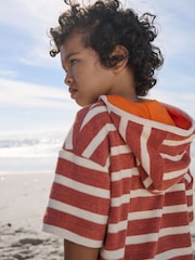 Rust Brown Stripe Towelling Top and Shorts Set (3mths-7yrs) - Image 5 of 9