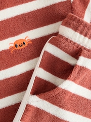 Rust Brown Stripe Towelling Top and Shorts Set (3mths-7yrs) - Image 9 of 9