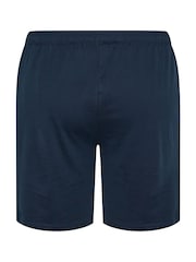BadRhino Big & Tall Blue Jersey Lounge Shorts - Image 1 of 6