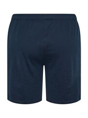 BadRhino Big & Tall Blue Jersey Lounge Shorts - Image 2 of 2