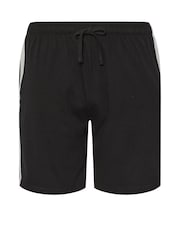 črna - BadRhino Big & Tall Jersey Lounge Shorts - Slika 4 iz 5