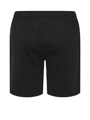 črna - BadRhino Big & Tall Jersey Lounge Shorts - Slika 5 iz 5