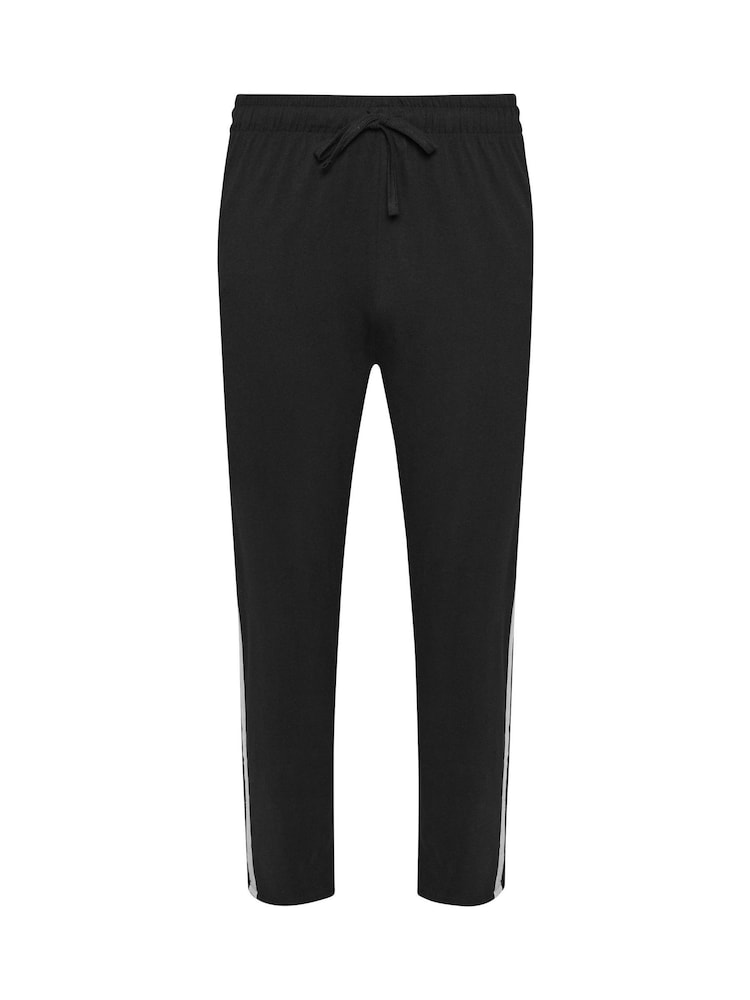 BadRhino Big & Tall Black Jersey Lounge Joggers - Image 1 of 2