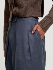 Raffya Blue Helena Wide Leg Trousers - Image 3 of 5