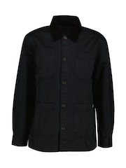 GANT Black Cord Collar Worker Overshirt - Image 1 of 2
