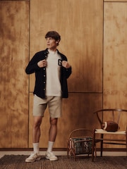 GANT Cream Preppy G Logo Cotton T-Shirt - Image 1 of 1