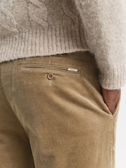 GANT Brown Regular Fit Cord Chino Trousers - Image 4 of 6