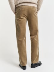GANT Brown Regular Fit Cord Chino Trousers - Image 6 of 6