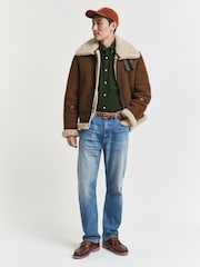 GANT Green Corduroy Shirt - Image 4 of 6
