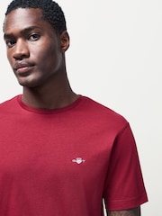 rdeča - GANT Arhiv Ščit Logotip majica - Slika 3 iz 5