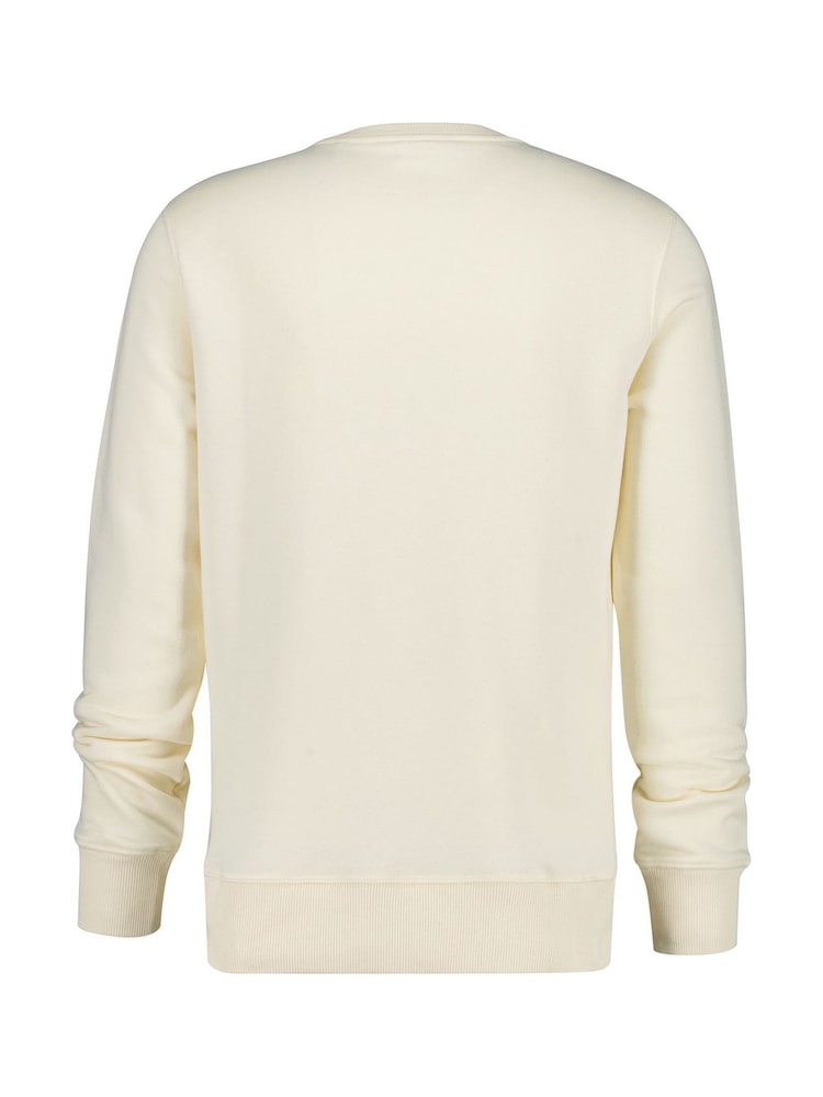 GANT Cream Preppy G Logo Sweatshirt - Image 5 of 5