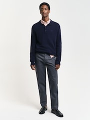 Gris - GANT Regular Fit Chino Trousers - Imagen 2 de 6