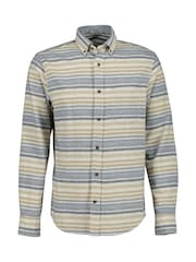 GANT Blue Flannel Neppy Stripe Shirt - Image 1 of 2