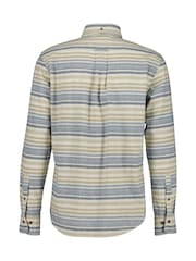 GANT Blue Flannel Neppy Stripe Shirt - Image 2 of 2