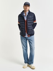 GANT Blue Down Puffer Gilet - Image 4 of 7