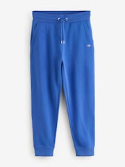 GANT Blue Regular Shield Logo Jersey Joggers - Image 1 of 1