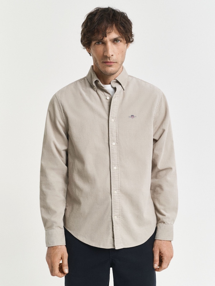 GANT Cream Corduroy Shirt - Image 5 of 5