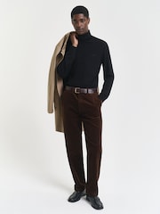 GANT Light Brown Regular Fit Cord Chino Trousers - Image 1 of 6