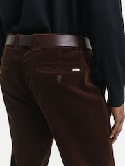 GANT Light Brown Regular Fit Cord Chino Trousers - Image 6 of 6