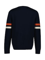 GANT Graphic Logo Badge Crew Neck Knit Jumper - Imagem 2 de 2