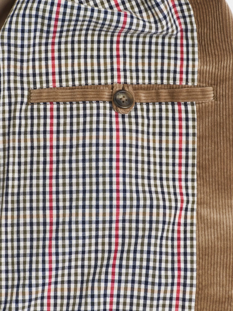 GANT Brown Cord Harrington Jacket - Image 9 of 9