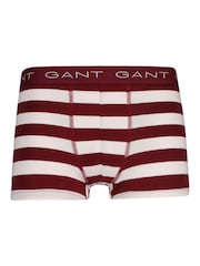 GANT Red Striped Boxers 3 Pack - Image 2 of 4