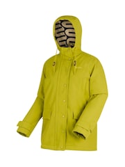 Regatta Yellow Orla Mid Length Waterproof Jacket - Image 8 of 9