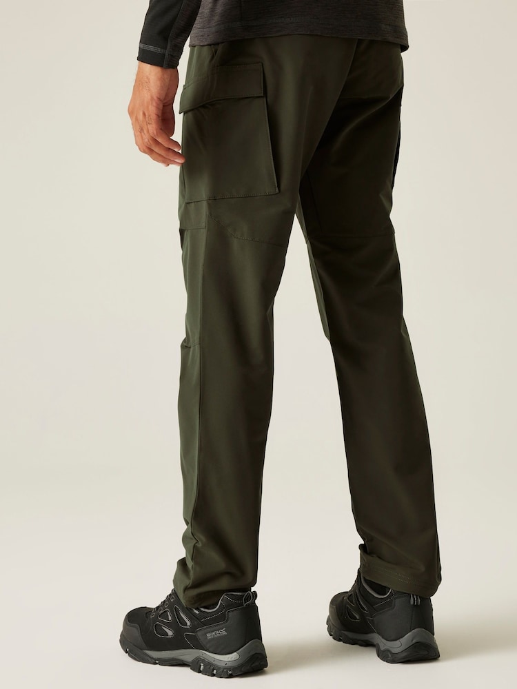Regatta Green Questra Cargo Trousers - Image 2 of 7 Regatta Green Questra Cargo Trousers - Image 2 of 7