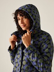 Regatta Blue Orla Long Length Waterproof Jacket - Image 6 of 9