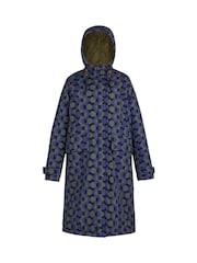 Regatta Blue Orla Long Length Waterproof Jacket - Image 7 of 9