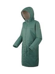 Regatta Green Womens Romine II Waterproof Parka Jacket - Image 9 of 9