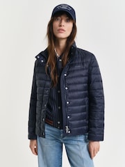 GANT Blue Down Puffer Jacket - Image 3 of 7