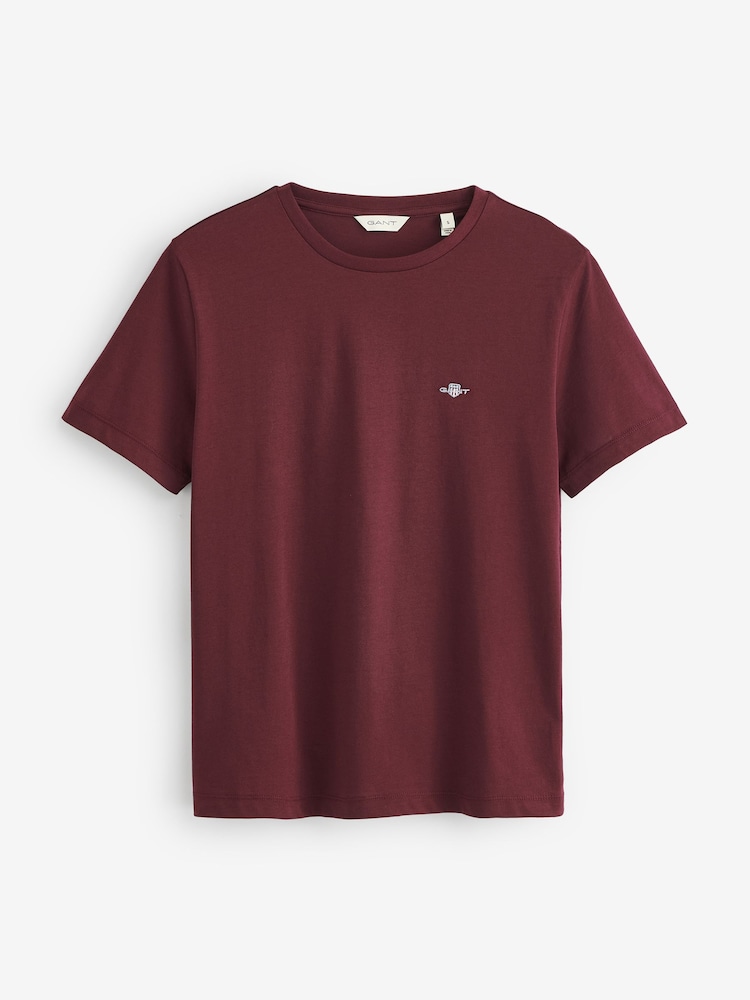 GANT Purple Shield Logo T-Shirt - Image 5 of 5