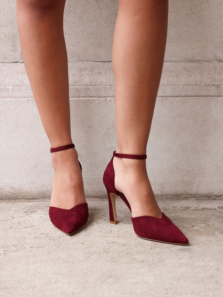 Linzi Bright Red Moira Classic Stiletto Court Heels - Image 1 of 7 Linzi Bright Red Moira Classic Stiletto Court Heels - Image 1 of 7