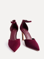 Linzi Bright Red Moira Classic Stiletto Court Heels - Image 5 of 7